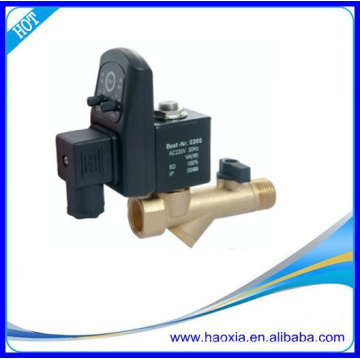 Brass Drain Solenoid Valve digital timer 1/2 inch